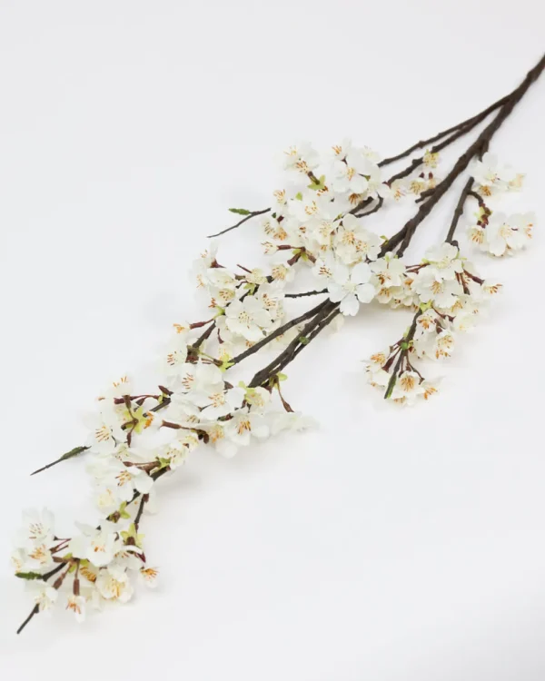 Inspire Me! Home Decor Floral Stems 51″ White Cherry Blossom Stem