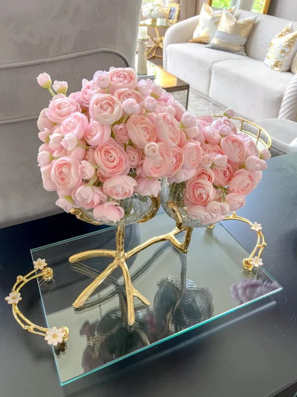 Inspire Me! Home Decor Floral Stems Mini Ranunculus Bundle (3 Colors)