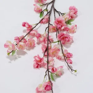 Inspire Me! Home Decor Floral Stems Pink Cherry Blossom Branch Stem