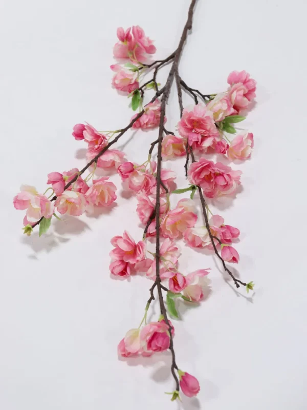 Inspire Me! Home Decor Floral Stems Pink Cherry Blossom Branch Stem