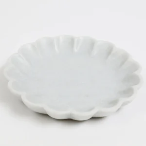 Inspire Me! Home Decor Flower Shaped Marble Bowl