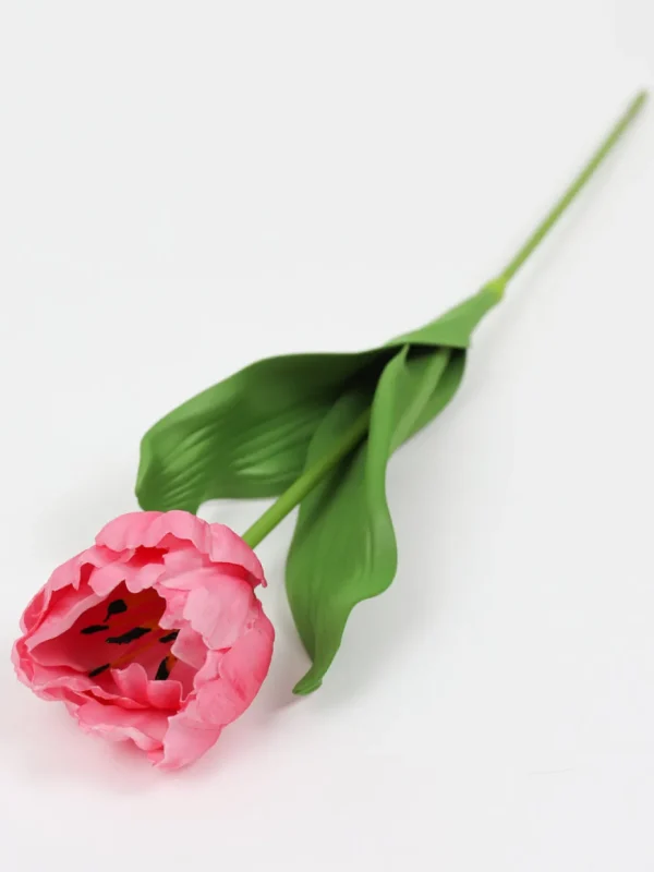 Inspire Me! Home Decor Floral Stems 24″ Real Touch Tulip Bloom Stem