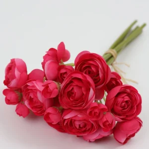 Inspire Me! Home Decor Floral Stems Mini Ranunculus Bundle (3 Colors)