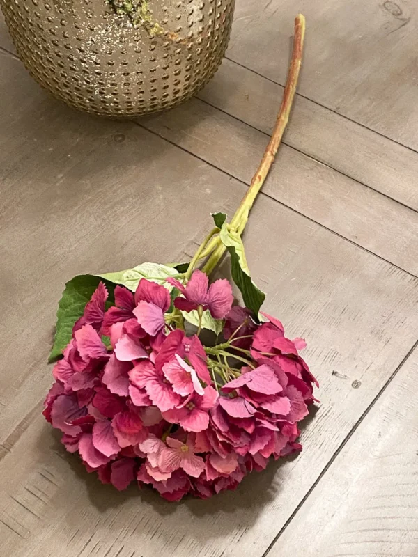 Inspire Me! Home Decor Floral Stems Real-Touch Hydrangea Stem (4 Colors)