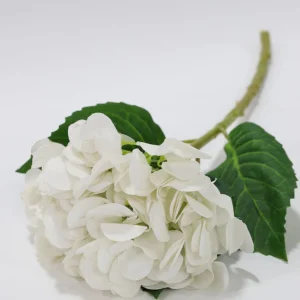 Inspire Me! Home Decor Floral Stems Real Touch White Hydrangea Stem