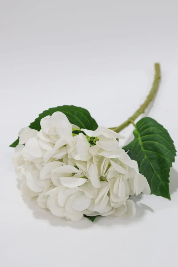 Inspire Me! Home Decor Floral Stems Real Touch White Hydrangea Stem