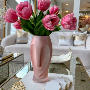Inspire Me! Home Decor Floral Stems 24″ Real Touch Tulip Bloom Stem