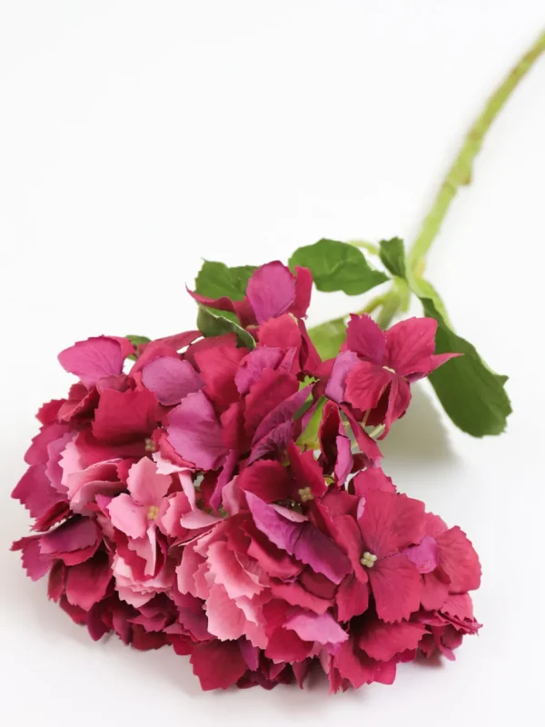 Inspire Me! Home Decor Floral Stems Real-Touch Hydrangea Stem (4 Colors)