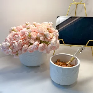Inspire Me! Home Decor Floral Stems Mini Ranunculus Bundle (3 Colors)