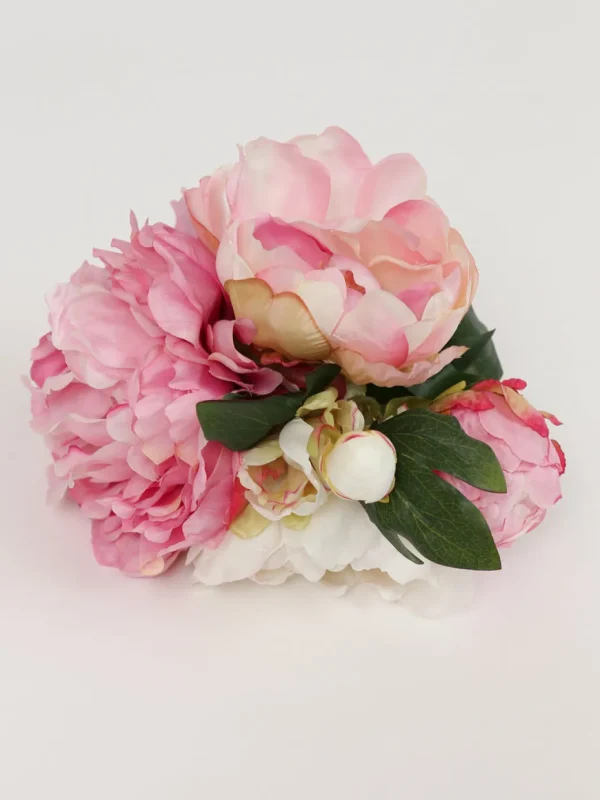 Inspire Me! Home Decor Fuchsia/Cream Peony Bundle