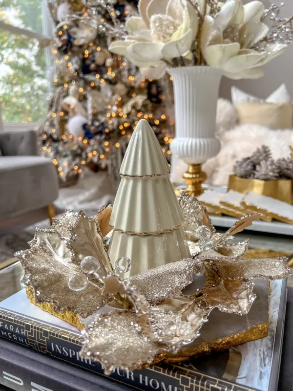 Inspire Me! Home Decor Gilded Tree Candle