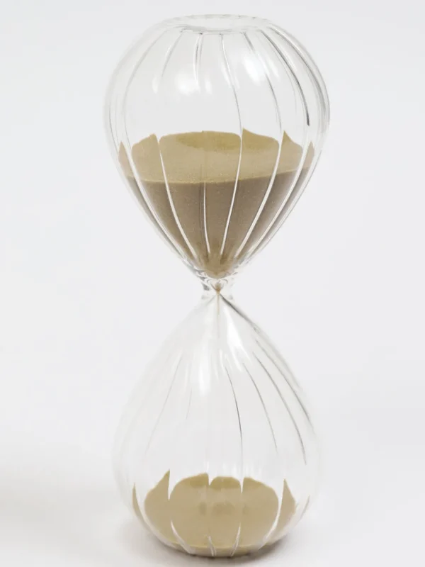Inspire Me! Home Decor Glass Hourglass With Gold Sand