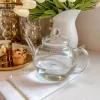 Inspire Me! Home Decor Glass Teapot With Loose Tea Infuser KITCHEN