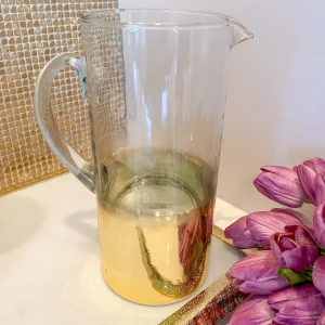 Inspire Me! Home Decor Glass And Gold Ombre Pitcher