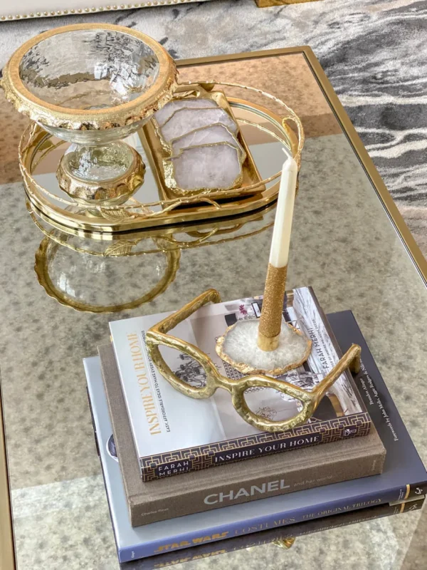 Inspire Me! Home Decor Glasses Sculpture ( 2 Colors )