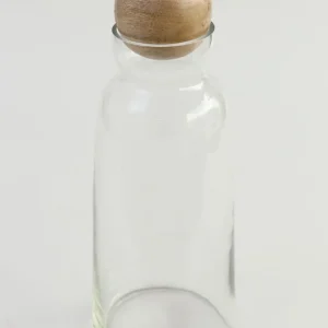 Inspire Me! Home Decor Glass Decanter W/ Mango Wood Stopper