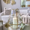 Inspire Me! Home Decor Gold And Glass Lantern