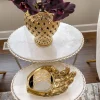 Inspire Me! Home Decor Gold Hand Coaster Holder