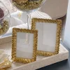 Inspire Me! Home Decor Gold Ruffle Picture Frame (2 Sizes)