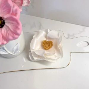 Inspire Me! Home Decor Gold Heart Flower Soap