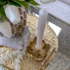 Inspire Me! Home Decor Gold Lotus Flower Candle Holder