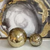 Inspire Me! Home Decor Gold Orb Candles (2 Sizes)