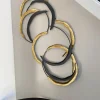 Inspire Me! Home Decor Gold And Black Loop Wall Decor