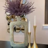 Inspire Me! Home Decor Gold Abstract Decorative Vase