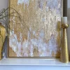 Inspire Me! Home Decor Gold And Ivory Detailed Wall Art