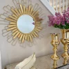 Inspire Me! Home Decor Gold Foil Sunburst Mirror