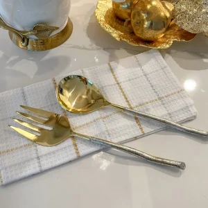 Inspire Me! Home Decor Gold And Silver Serving Spoons