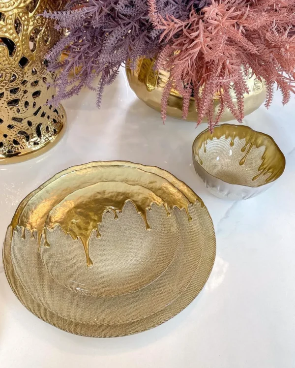 Inspire Me! Home Decor Gold Dipped Dinnerware Collection (Sold Separately)