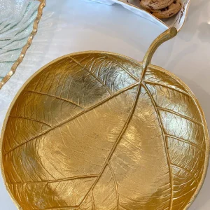 Inspire Me! Home Decor Golden Leaf Bowl