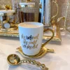 Inspire Me! Home Decor Gold “She Believed She Could So She Did” Mug