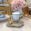 Inspire Me! Home Decor Gold & White Ceramic Mug With Lid