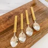 Inspire Me! Home Decor Gold Herringbone Tea Spoon