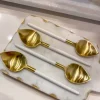 Inspire Me! Home Decor Gold Spoons With White Handle (Set Of 4)