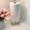 Inspire Me! Home Decor Gold Leaf Detailed Paper Towel Holder ( Available In 2 Sizes)