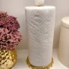 Inspire Me! Home Decor Gold White Top Paper Towel Holder