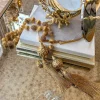 Inspire Me! Home Decor Gold Beaded Tassel Garland