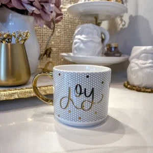 Inspire Me! Home Decor Gold Joy Mug