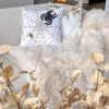 Inspire Me! Home Decor Gold Glam Beaded Spider Pillow