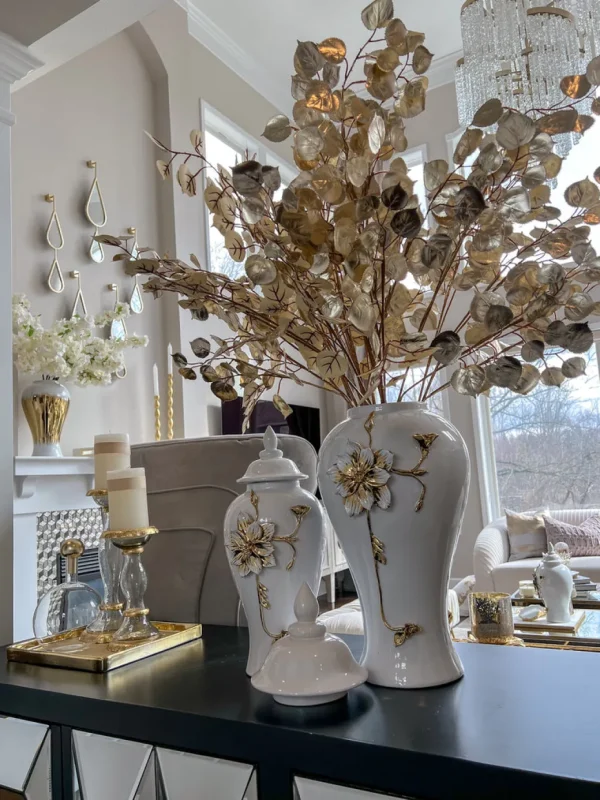 Inspire Me! Home Decor Gold Ivy Stem