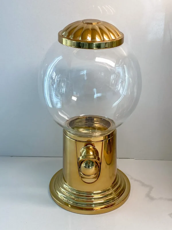 Inspire Me! Home Decor Gold Gumball Machine