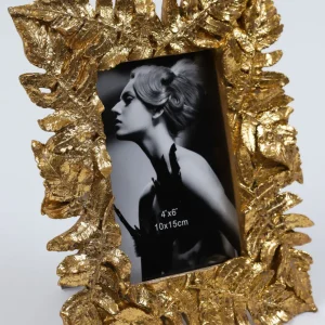 Inspire Me! Home Decor Gold Leaf Frame