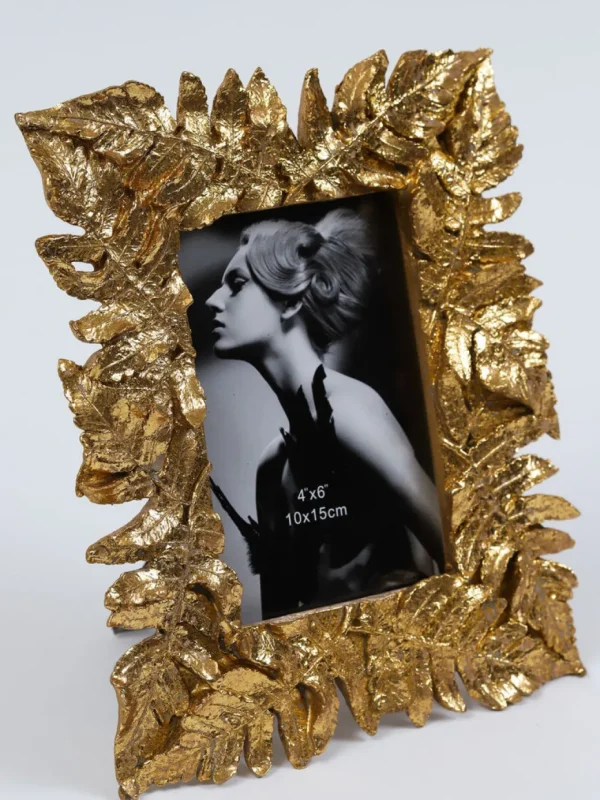 Inspire Me! Home Decor Gold Leaf Frame