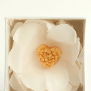 Inspire Me! Home Decor Gold Heart Flower Soap