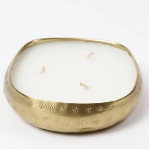 Inspire Me! Home Decor Gold Candle Tray (2 Sizes)