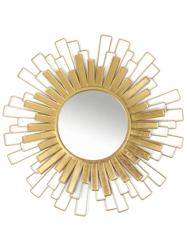 Inspire Me! Home Decor Gold Foil Sunburst Mirror