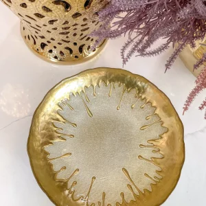 Inspire Me! Home Decor Gold Dipped Large Bowl